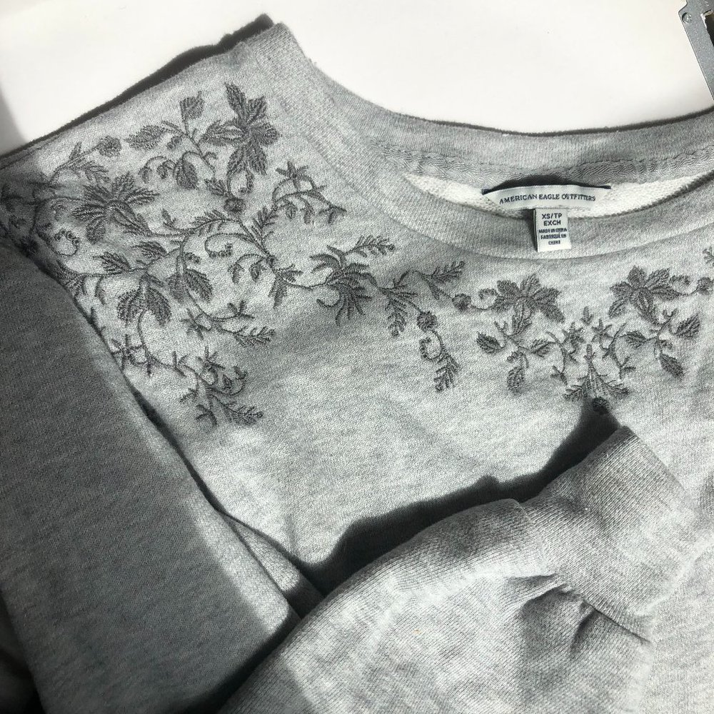 American eagle plush crewneck